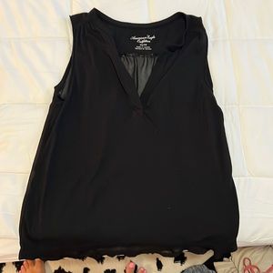Black american eagle tank top!